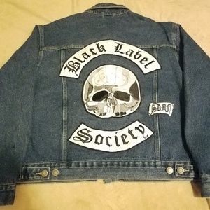 90s Wrangler Hero Jean Jacket w/ B.L.S. patch set